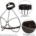 CALEXOTICS - EUPHORIA PLUS SIZE MULTI CHAIN COLLAR HARNESS - imagine 5