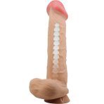 PRETTY LOVE - SLIDING SKIN SERIES REALISTIC DILDO WITH SLIDING SKIN SUCTION CUP FLESH 26 CM - imagine 5