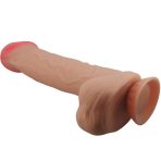 PRETTY LOVE - SLIDING SKIN SERIES REALISTIC DILDO WITH SLIDING SKIN SUCTION CUP FLESH 26 CM - imagine 2