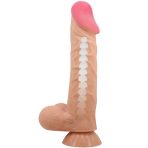 PRETTY LOVE - SLIDING SKIN SERIES REALISTIC DILDO WITH SLIDING SKIN SUCTION CUP 24 CM - imagine 5
