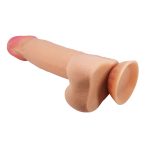PRETTY LOVE - SLIDING SKIN SERIES REALISTIC DILDO WITH SLIDING SKIN SUCTION CUP 21.8 CM - imagine 4