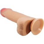 PRETTY LOVE - SLIDING SKIN SERIES REALISTIC DILDO WITH SLIDING SKIN SUCTION CUP 20.6 CM - imagine 3
