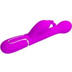 PRETTY LOVE - DEJON RABBIT VIBRATOR 3 IN 1 MULTIFUNCTION VIOLET - imagine 3