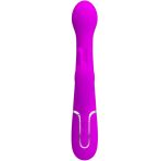 PRETTY LOVE - DEJON RABBIT VIBRATOR 3 IN 1 MULTIFUNCTION VIOLET - imagine 2