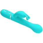 PRETTY LOVE - DEJON RABBIT VIBRATOR 3 IN 1 MULTIFUNCTION AQUA GREEN - imagine 5