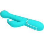 PRETTY LOVE - DEJON RABBIT VIBRATOR 3 IN 1 MULTIFUNCTION AQUA GREEN - imagine 3