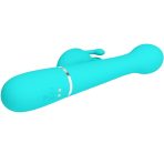 PRETTY LOVE - DEJON RABBIT VIBRATOR 3 IN 1 MULTIFUNCTION AQUA GREEN - imagine 4