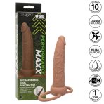 CALEXOTICS - PERFORMANCE MAXX RECHARGABLE DUAL PENETRATOR BROWN SKIN - imagine 2