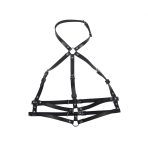 SUBBLIME - LEATHER RING CHEST HARNESS BLACK ONE SIZE - imagine 4