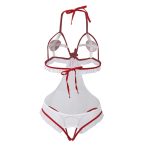 SUBBLIME - DISFRAZ DE ENFERMERA SEXY SIN ENTREPIERNA S/M - imagine 5