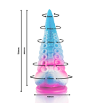 EPIC - PHORCYS BLUE TENTACLE DILDO SMALL SIZE - imagine 2