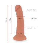 ONINDER - MEDIUM BOGOTÁ VIBRATOR DILDO 9 SPEEDS NATURAL 20 CM -O- 4.2 CM - FREE APP - imagine 2