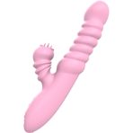 ARMONY - VIBRATOR MULTIFUNCTION WITH STIMULATING TONGUE HEAT EFFECT PINK - imagine 3