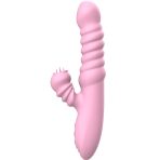 ARMONY - VIBRATOR MULTIFUNCTION WITH STIMULATING TONGUE HEAT EFFECT PINK - imagine 2