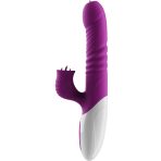 ARMONY - DOUBLE TONGUE VIBRATOR  THRUSTING VIOLET HEAT EFFECT - imagine 2