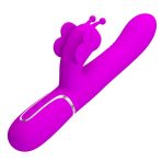 PRETTY LOVE - MULTIFUNCTION RABBIT VIBRATOR 4 IN 1 BUTTERFLY FUCHSIA - imagine 3