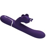 PRETTY LOVE - MULTIFUNCTION RABBIT VIBRATOR 4 IN 1 BUTTERFLY PURPLE - imagine 5