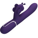 PRETTY LOVE - MULTIFUNCTION RABBIT VIBRATOR 4 IN 1 BUTTERFLY PURPLE - imagine 3