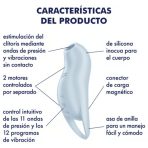 SATISFYER - POCKET PRO 1 CLITORIS STIMULATOR LIGHT BLUE - imagine 4
