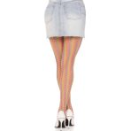 LEG AVENUE - MULTICOLOR CROCHET STOCKINGS - imagine 2