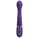 PRETTY LOVE - DEJON RABBIT VIBRATOR 3 IN 1 MULTIFUNCTION PURPLE - imagine 3