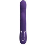 PRETTY LOVE - ZALIN RABBIT VIBRATOR PEARLS 4 IN 1 PURPLE - imagine 3