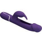 PRETTY LOVE - KAMPAS RABBIT 3 IN 1 MULTIFUNCTION VIBRATOR WITH TONGUE VIOLET - imagine 5