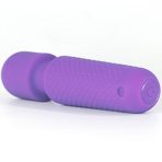 ARMONY - YOUR MAGIC MASSAGER  VIBRATOR RECHARGEABLE 10 VIBRATIONS WAND DOTS PURPLE - imagine 2