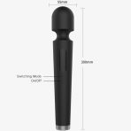 ARMONY - X POWER LARGE MASSAGER  VIBRATOR 7 VIBRATIONS BLACK - imagine 2