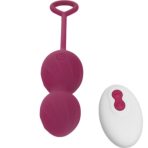 ARMONY - BLOSSOMS VAGINAL DUMBBELL VIBRATION REMOTE CONTROL 10 VIBRATIONS DARK RED - imagine 3