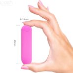 ARMONY - SPLASH HEHE VIBRATOR BULLET SILICONE 10 VIBRATIONS 65 X 15 CM PINK - imagine 5