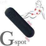 ARMONY - SPLASH HAHA VIBRATOR BULLET SILICONE 10 VIBRATIONS 75 X 19 CM BLACK - imagine 5