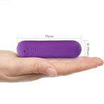 ARMONY - SPLASH HAHA VIBRATOR BULLET SILICONE 10 VIBRATIONS 75 X 19 CM PURPLE - imagine 3