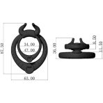 ARMONY - BULLS PASION RING BLACK - imagine 5