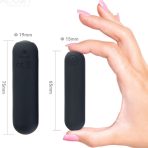 ARMONY - SPLASH HAHA VIBRATOR BULLET SILICONE 10 VIBRATIONS 75 X 19 CM BLACK - imagine 4