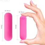 ARMONY - SPLASH HAHA VIBRATOR BULLET SILICONE 10 VIBRATIONS 75 X 19 CM PINK - imagine 4