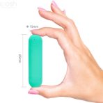 ARMONY - SPLASH JOLINE VIBRATOR BULLET SILICONE REMOTE CONTROL 10 VIBRATIONS 65 X 15 CM GREEN - imagine 3