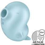 SATISFYER - SASSY SEAL STIMULATOR  VIBRATOR BLUE