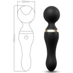 ARMONY - FREEZA MASSAGER  VIBRATOR SUPER FLEXIBLE HEAD BLACK - imagine 2