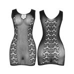 SUBBLIME - 952167 SHORT ELASTIC FISHNET DRESS BLACK ONE SIZE - imagine 4