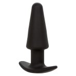 CALEXOTICS - ROCK BOTTOM TAPERED ANAL PLUG 10 VIBRACIONES SILICONE BLACK - imagine 3