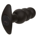 CALEXOTICS - ROCK BOTTOM BEADED ANAL PLUG 10 VIBRATIONS SILICONE BLACK - imagine 4