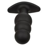 CALEXOTICS - ROCK BOTTOM BEADED ANAL PLUG 10 VIBRATIONS SILICONE BLACK - imagine 5