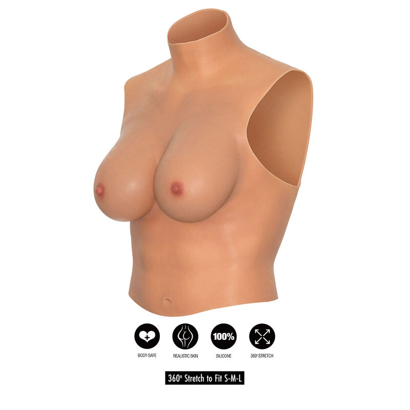 img_186334_97b8daee67523f6835c2b88e6284ecea_1.jpg HIDDEN DESIRE - ALTER EGO WEARABLE BREAST SHIRT D-CUP FLESH - imagine 1