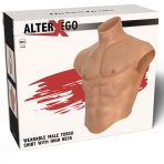 HIDDEN DESIRE - ALTER EGO SILICONE MALE TORSO SHIRT WITH ABS FLESH - imagine 5