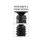 FETISH FANTASY SERIES - BODY DOCK THRUSTER DILDO CLAMP WITH 7 PUSH MODES BLACK - imagine 4