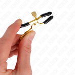 KINK - GOLD NIPPLE CLAMPS 6 CM - imagine 4