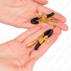 KINK - GOLD NIPPLE CLAMPS 6 CM - imagine 3
