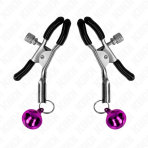 KINK - PURPLE SINGLE BELL NIPPLE CLAMP 6 CM - imagine 2