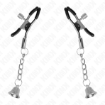 KINK - SILVER BELL PENDANT NIPPLE CLAMPS 6 CM - imagine 2